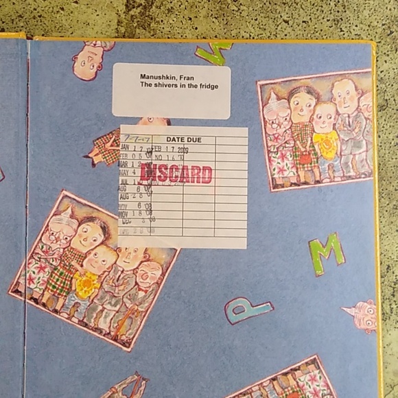 Shivers Fridge Zelinsky Children's Picture Book Daycare Preschool Home Library - Picture 4 of 6